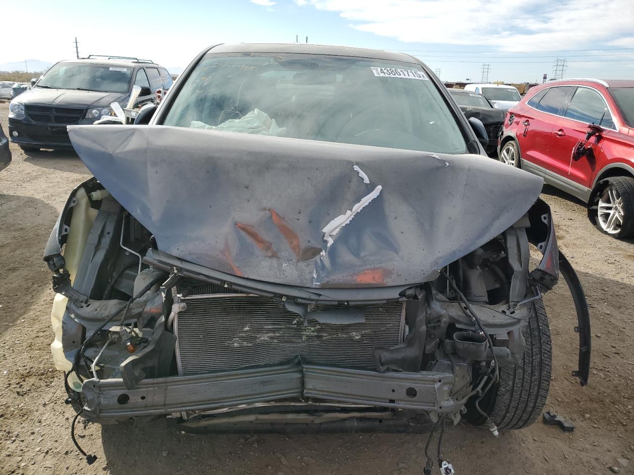 2013 Honda CR-V VIN 2HKRM3H50DH518857 Copart auction photo, front end / frame damage damage thumbnail 5