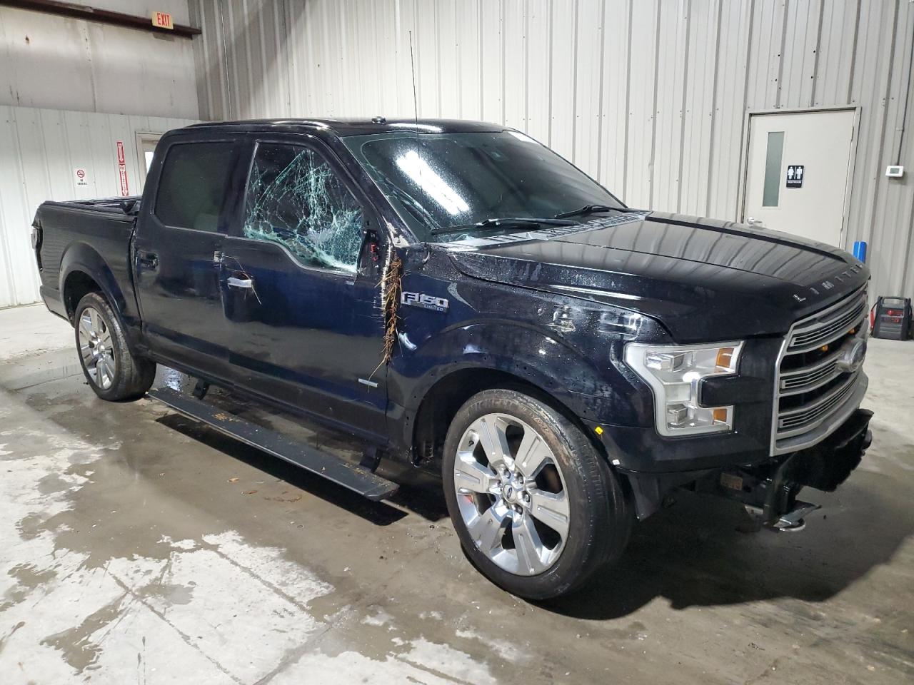 2017 Ford F-150 VIN 1FTEW1EG9HFC74936 Copart auction photo, all over damage thumbnail 4