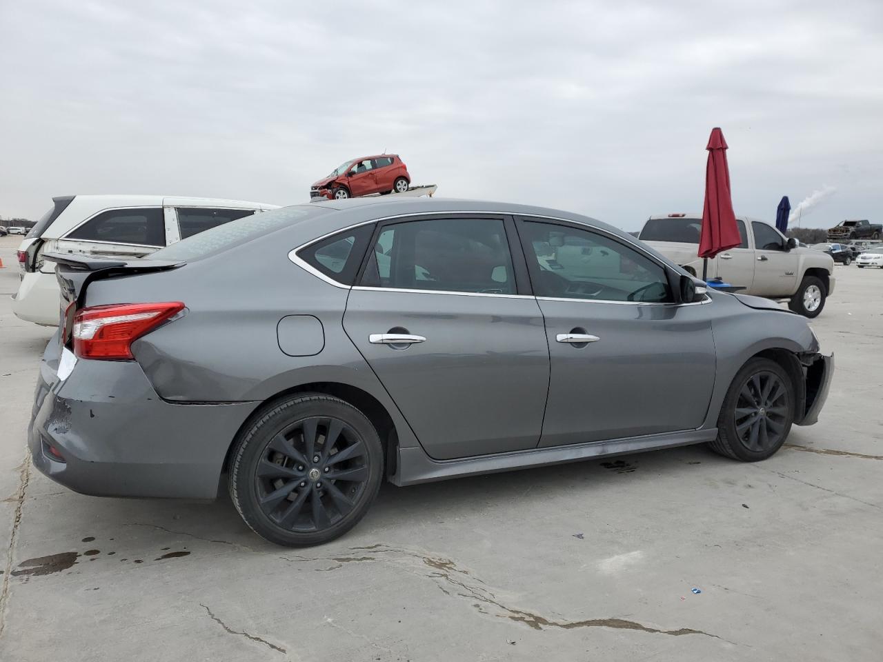 2018 Nissan Sentra VIN 3N1AB7AP6JY234687 Copart auction photo, rear end / front end damage thumbnail 3