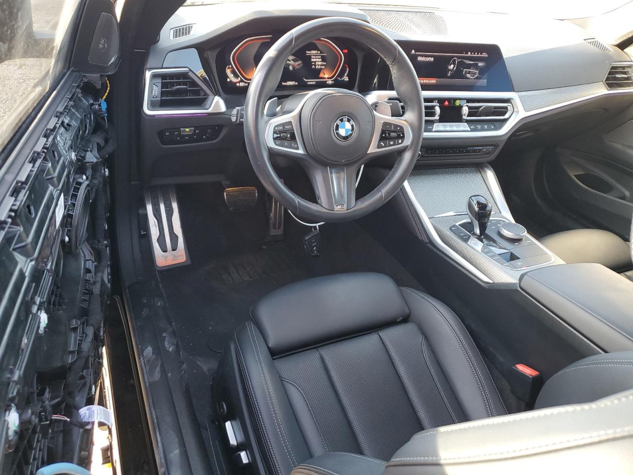 2023 BMW 4er VIN WBA53AP00PCL93738 Copart auction photo, side / front end damage thumbnail 8