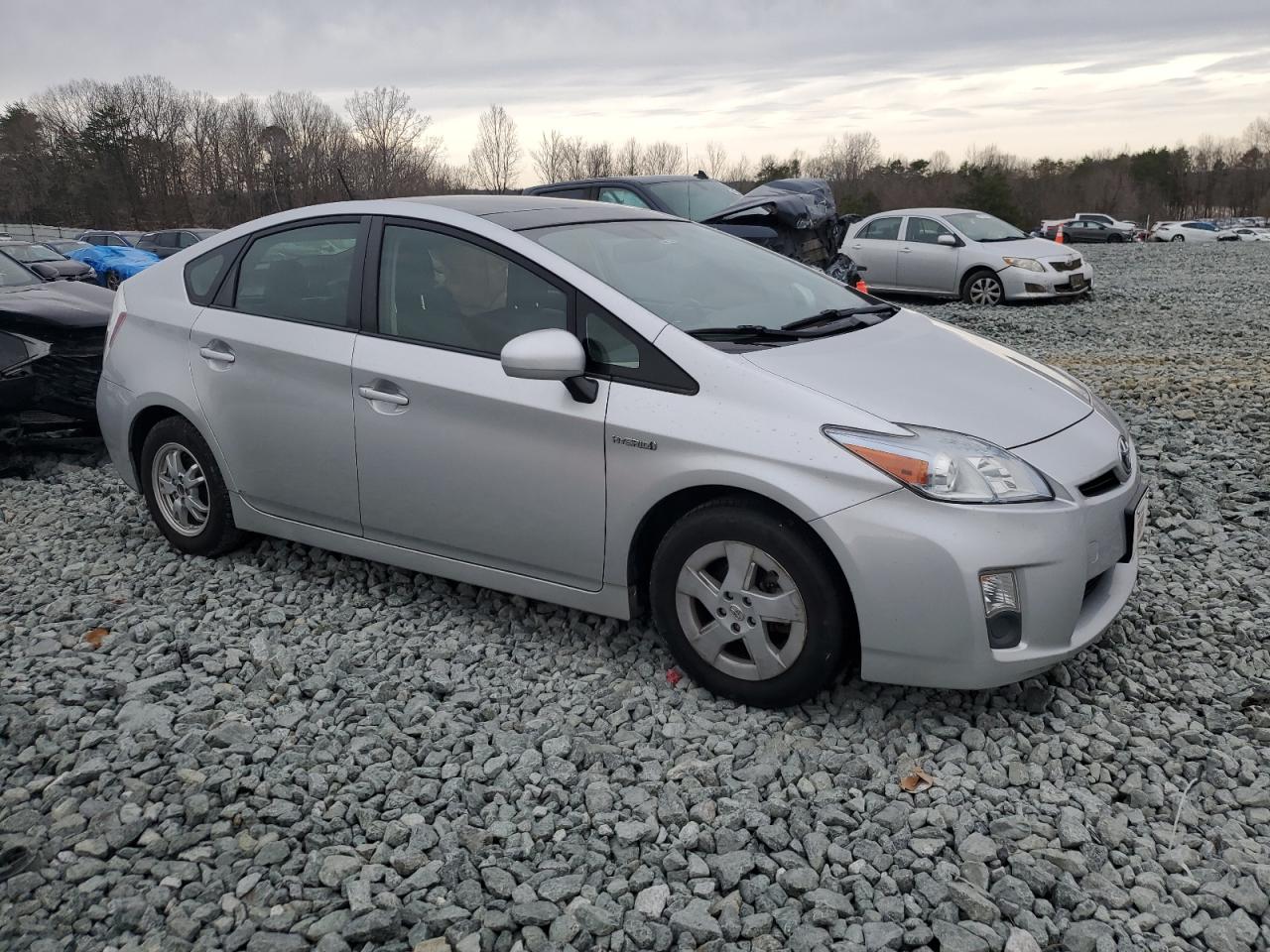 2011 Toyota Prius VIN JTDKN3DU8B5327910 Copart auction photo, side / rear end damage thumbnail 4