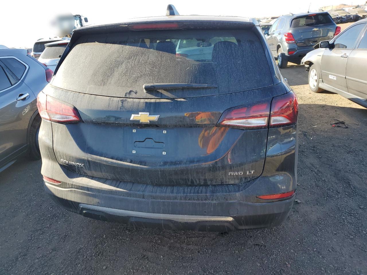 2022 Chevrolet Equinox VIN 3GNAXUEV0NL255485 Copart auction photo, front end / side damage thumbnail 6