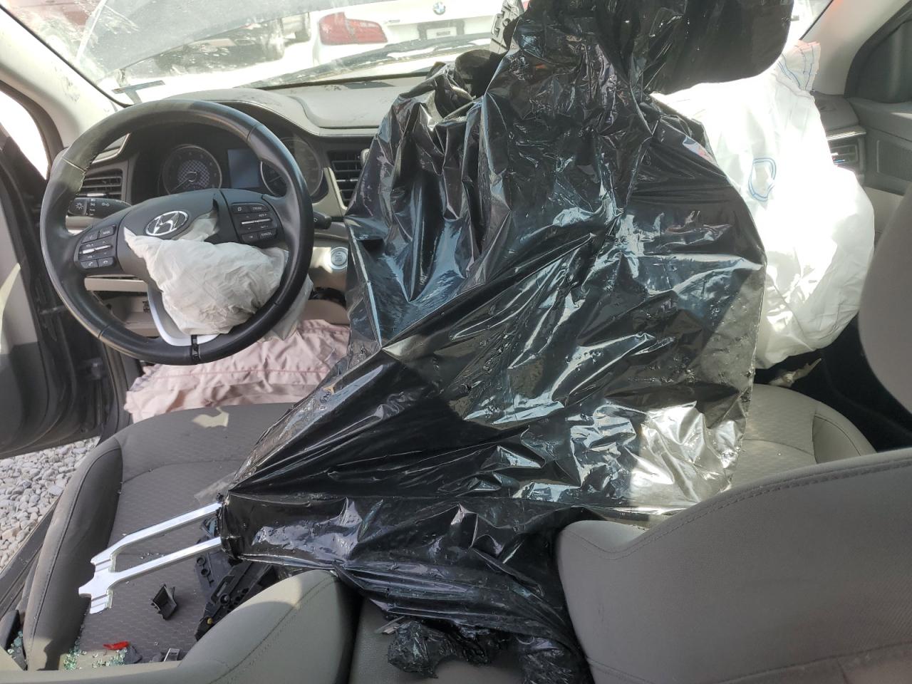 2020 Hyundai Elantra VIN 5NPD84LF3LH555176 Copart auction photo, all over damage thumbnail 8