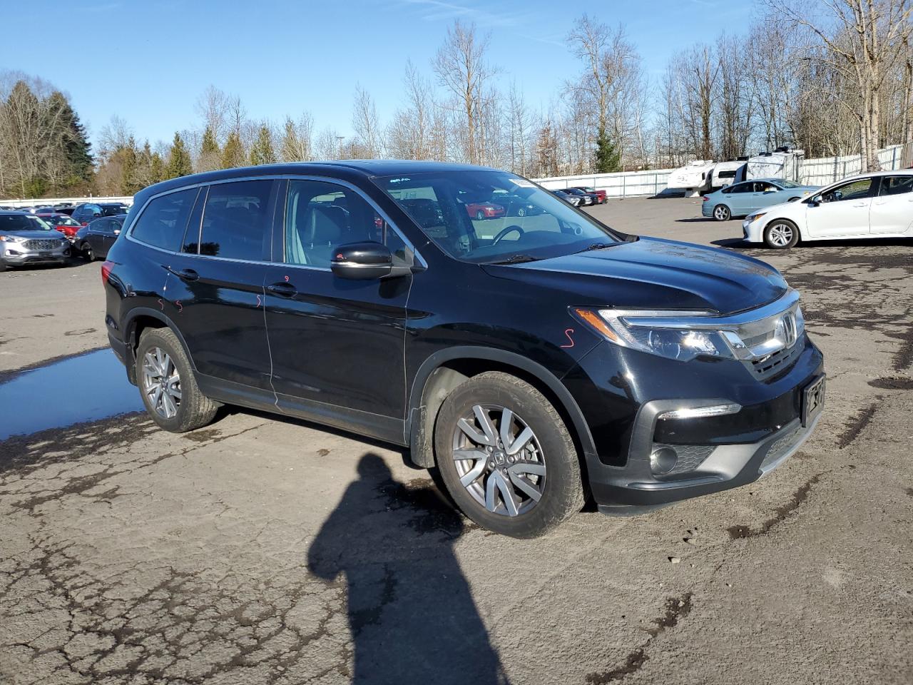 2019 Honda Pilot VIN 5FNYF6H5XKB018806 Copart auction photo, side damage thumbnail 4