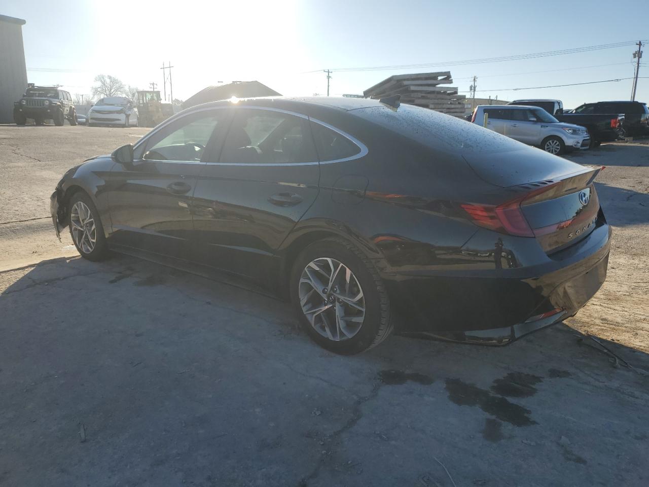 2021 Hyundai Sonata VIN 5NPEL4JA7MH088095 Copart auction photo, front end / undercarriage damage thumbnail 2