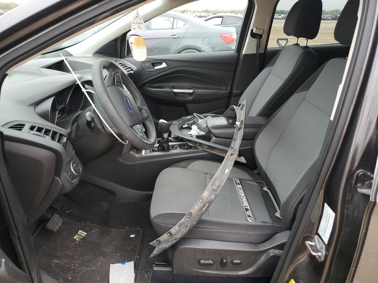 2017 Ford Escape VIN 1FMCU0G96HUB66335 Copart auction photo, front end / undercarriage damage thumbnail 7