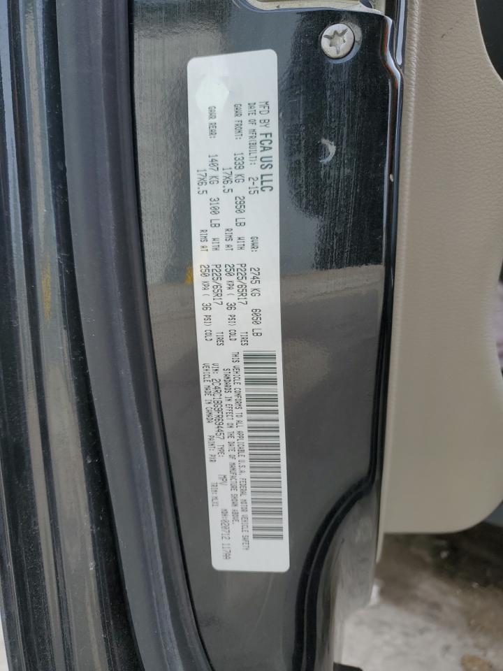 2015 Chrysler Town & Country VIN 2C4RC1BG9FR694457 Copart auction photo, front end damage thumbnail 15