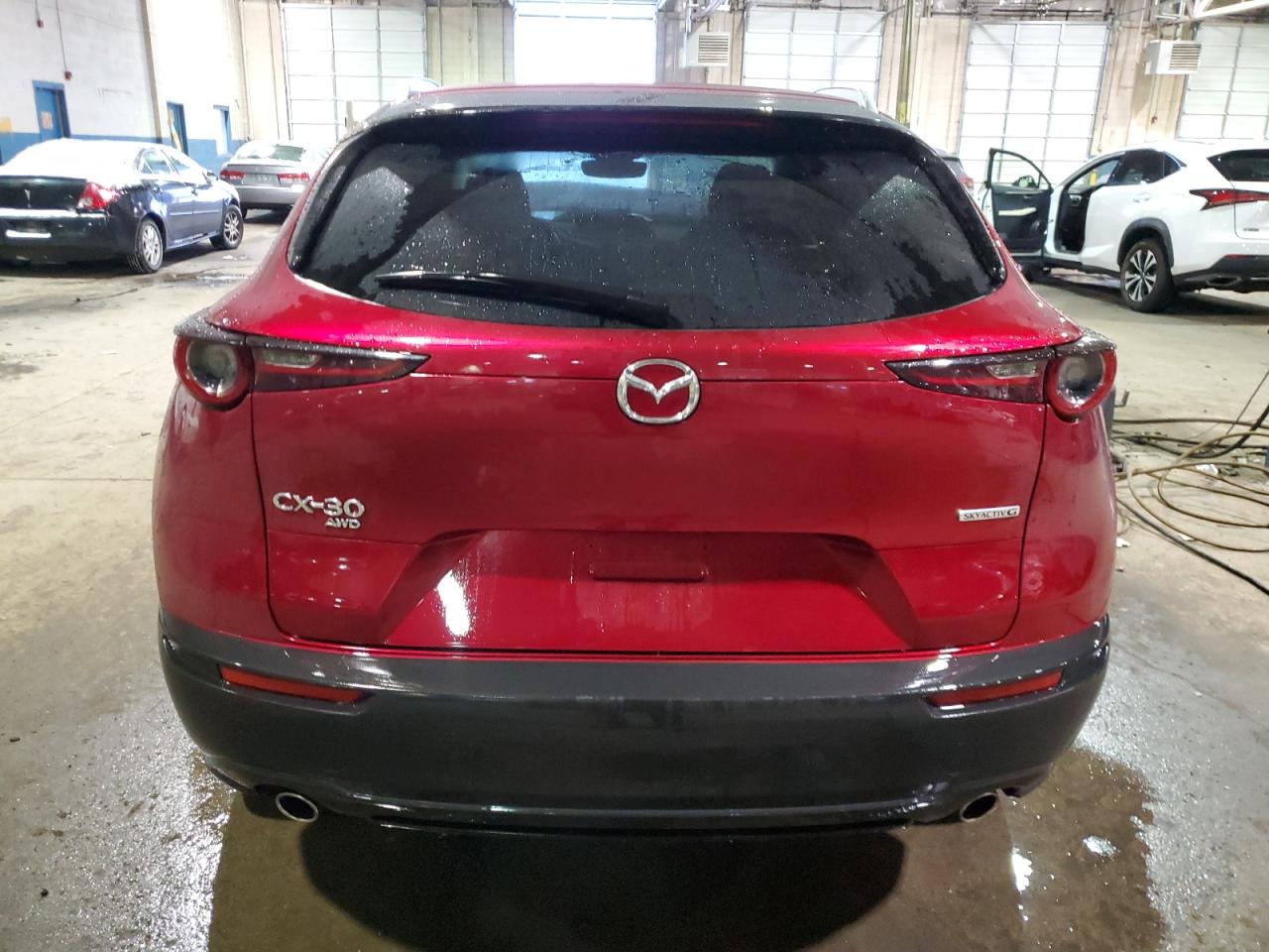 2022 Mazda CX-30 VIN 3MVDMBBLXNM430212 Copart auction photo, front end damage thumbnail 6