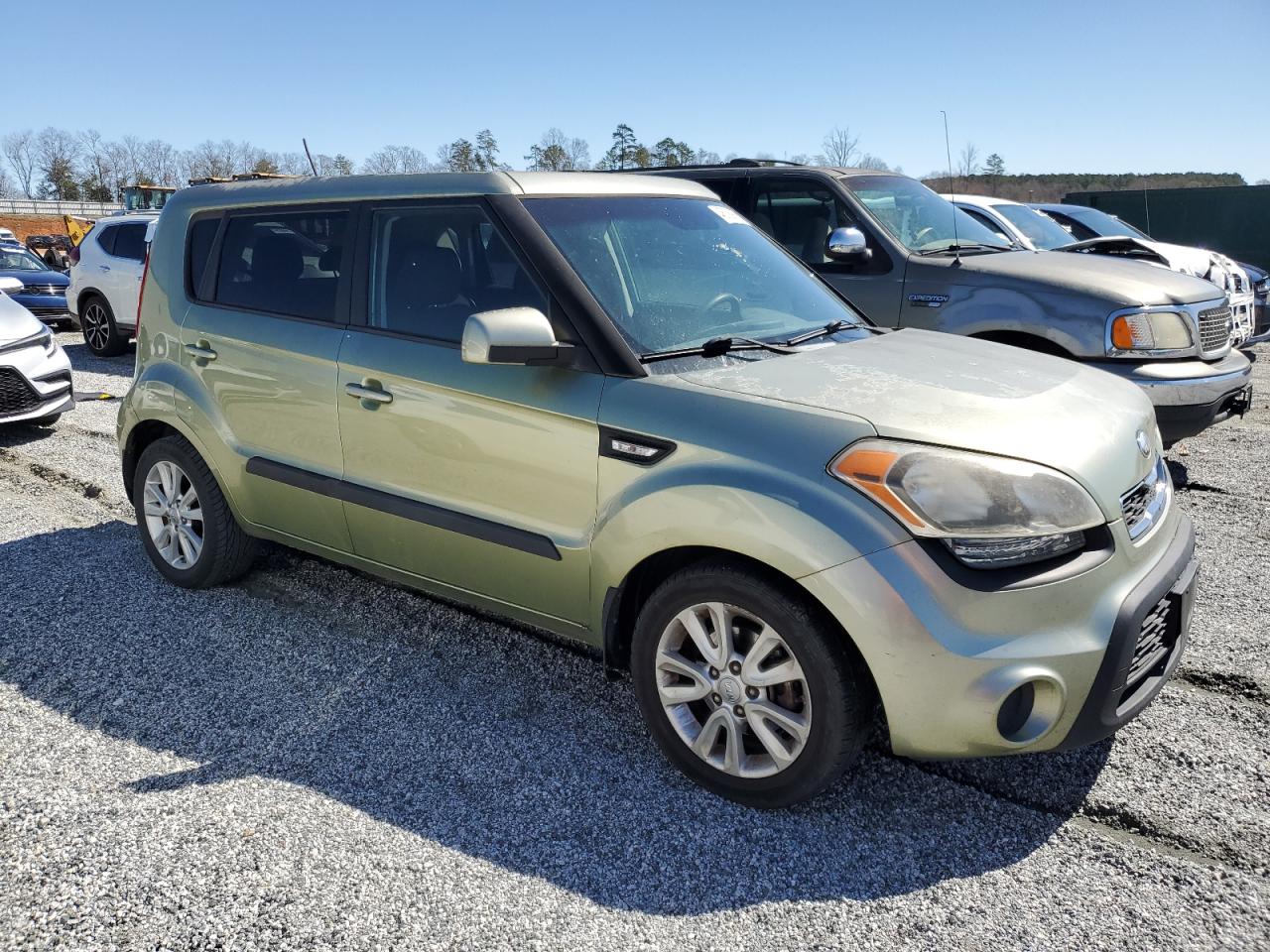 2013 KIA Soul VIN KNDJT2A50D7560468 Copart auction photo, front end damage thumbnail 4