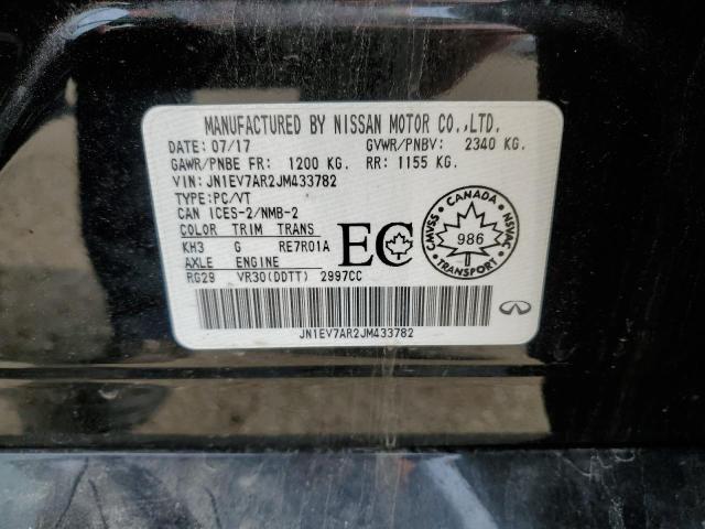 2018 Infiniti Q50 VIN JN1EV7AR2JM433782 Copart auction photo, mechanical / minor dent/scratches damage thumbnail 12
