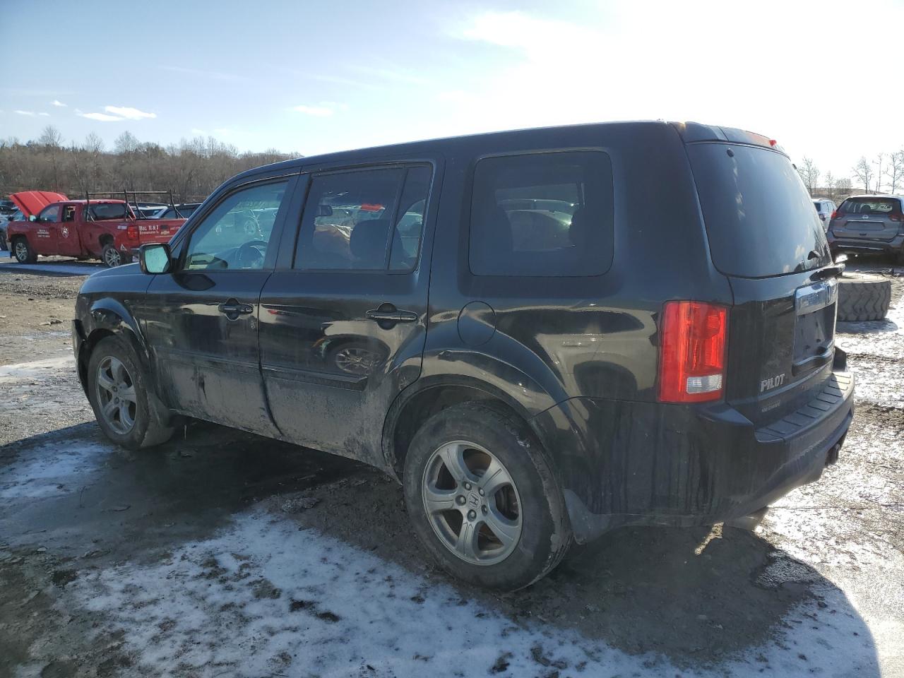 2012 Honda Pilot VIN 5FNYF4H77CB005308 Copart auction photo, front end / side damage thumbnail 2