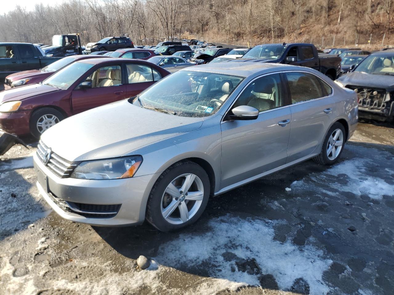 2014 Volkswagen Passat VIN 1VWBP7A32EC007539