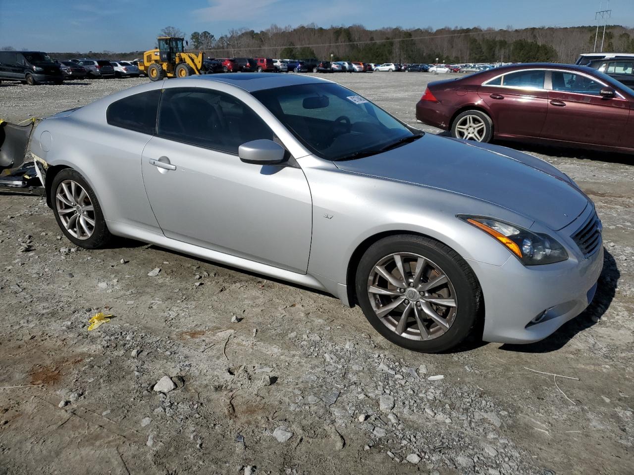 2014 Infiniti Q60 VIN JN1CV6EK7EM112065 Copart auction photo, rear end / side damage thumbnail 4