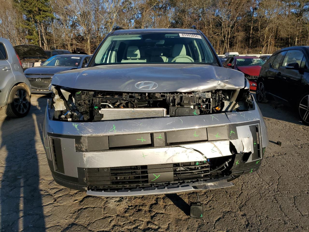 2024 Hyundai Santa Fe VIN 5NMP24G11RH016221 Copart auction photo, front end damage thumbnail 5