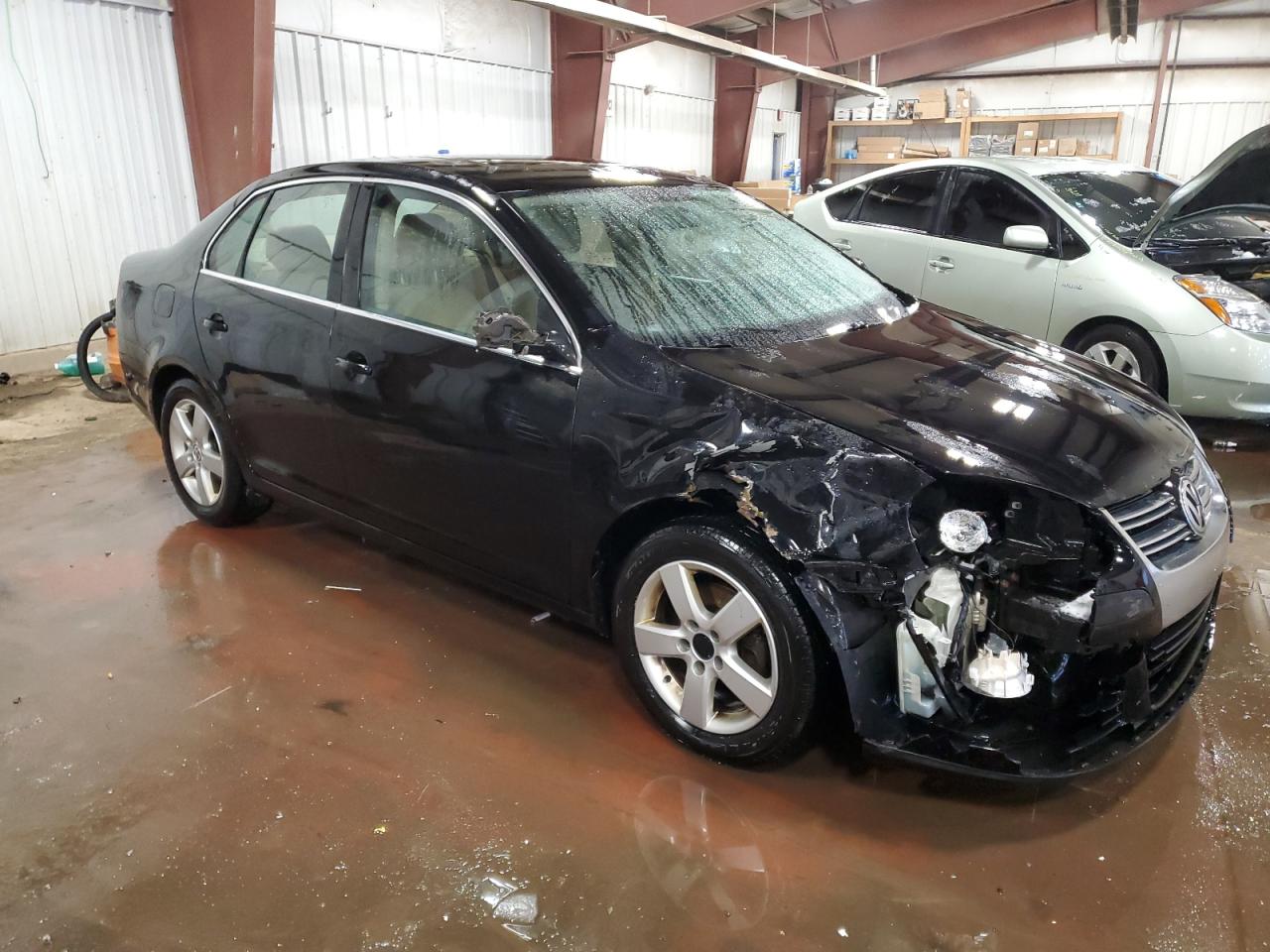 2009 Volkswagen Jetta VIN 3VWRM71K59M175808 Copart auction photo, front end damage thumbnail 4