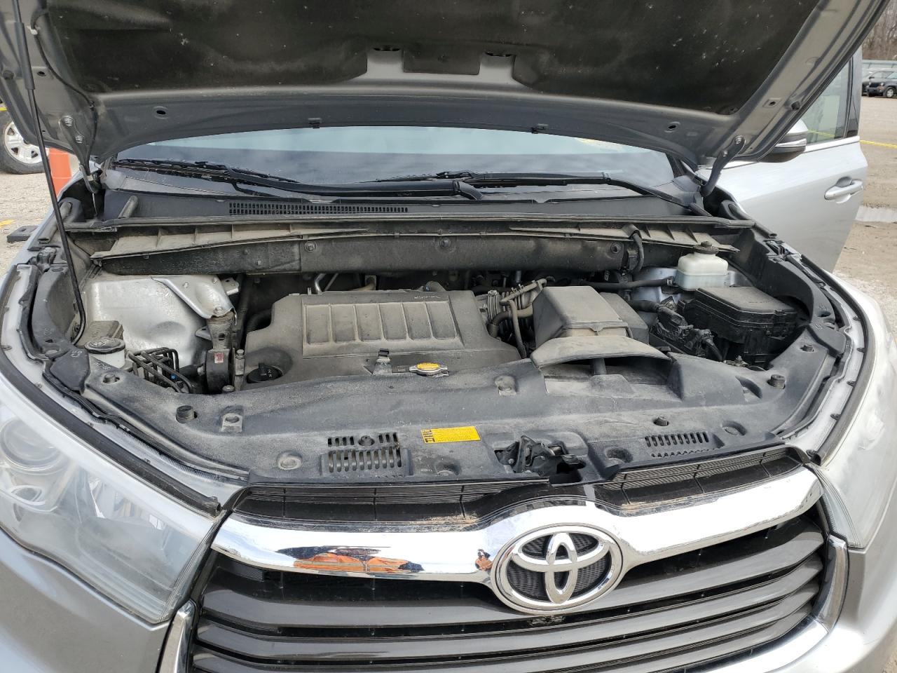 2014 Toyota Highlander VIN 5TDDKRFH4ES007762 Copart auction photo, rear end damage thumbnail 11