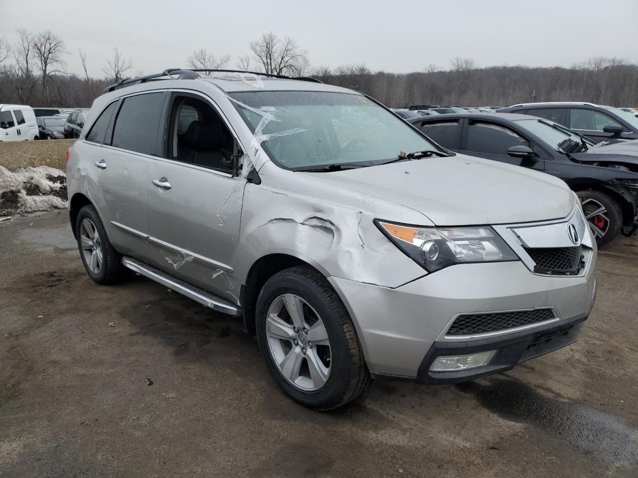 2010 Acura MDX VIN 2HNYD2H2XAH519136 Copart auction photo, all over damage thumbnail 4