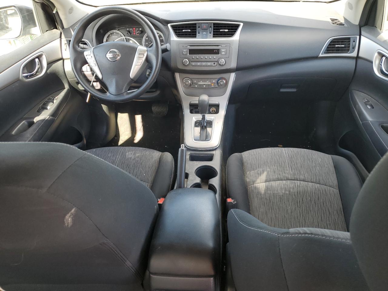 2014 Nissan Sentra VIN 1N4AB7AP9EN851197 Copart auction photo, side damage thumbnail 8