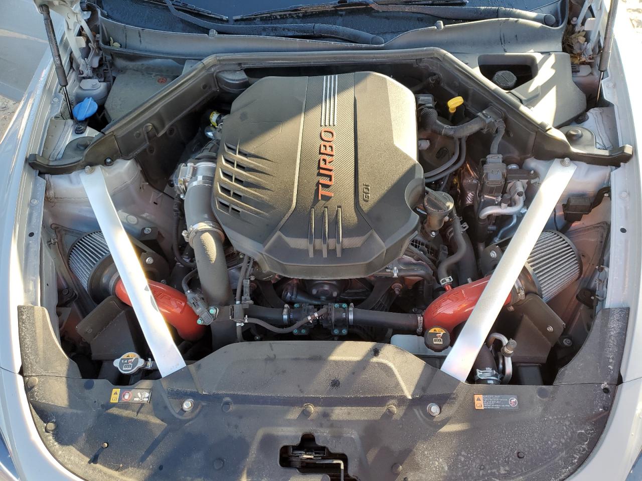 2019 KIA Stinger VIN KNAE55LC8K6064018 Copart auction photo, side damage thumbnail 11
