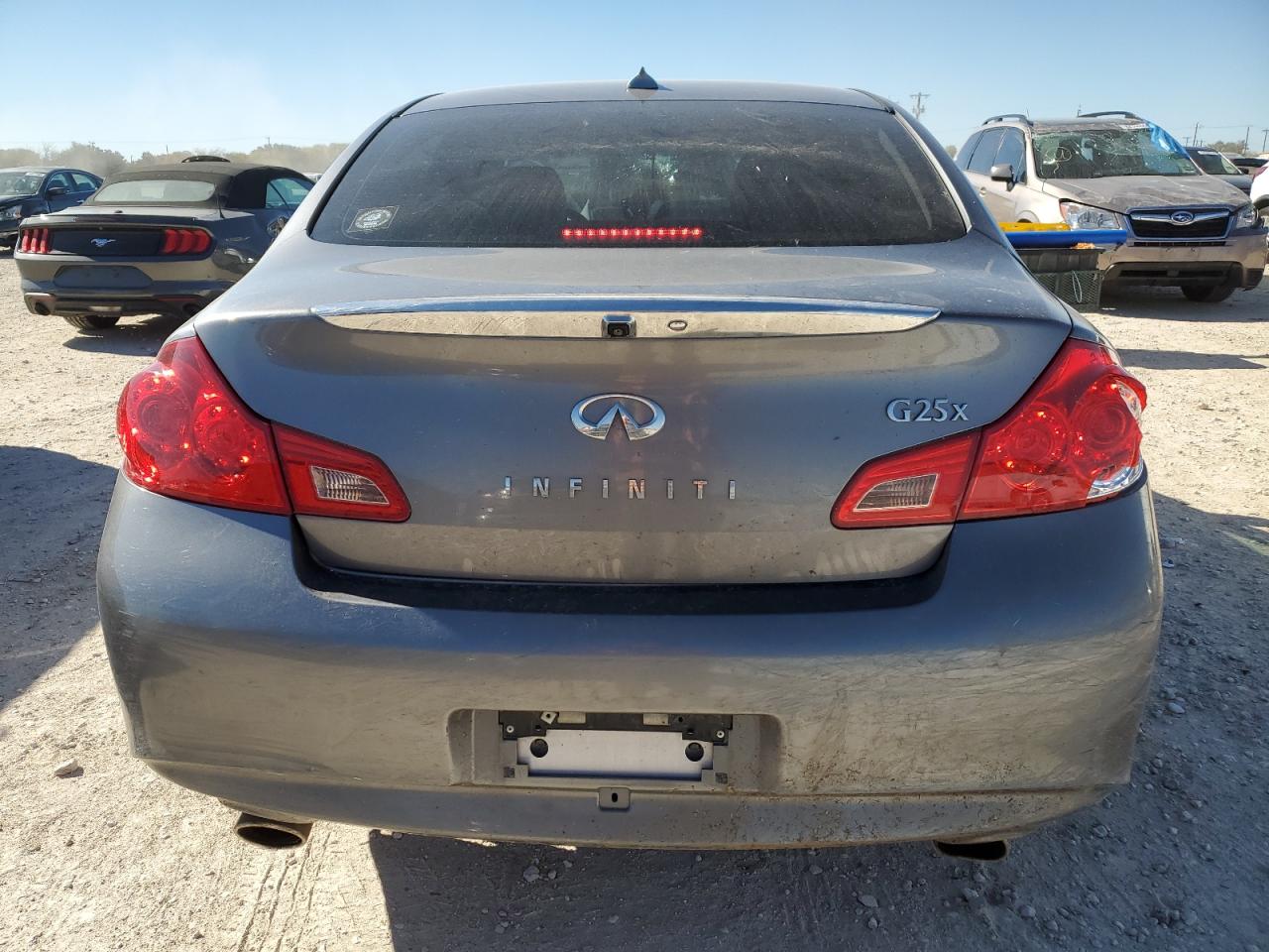 2011 Infiniti G VIN JN1DV6AR9BM654254 Copart auction photo, all over damage thumbnail 6