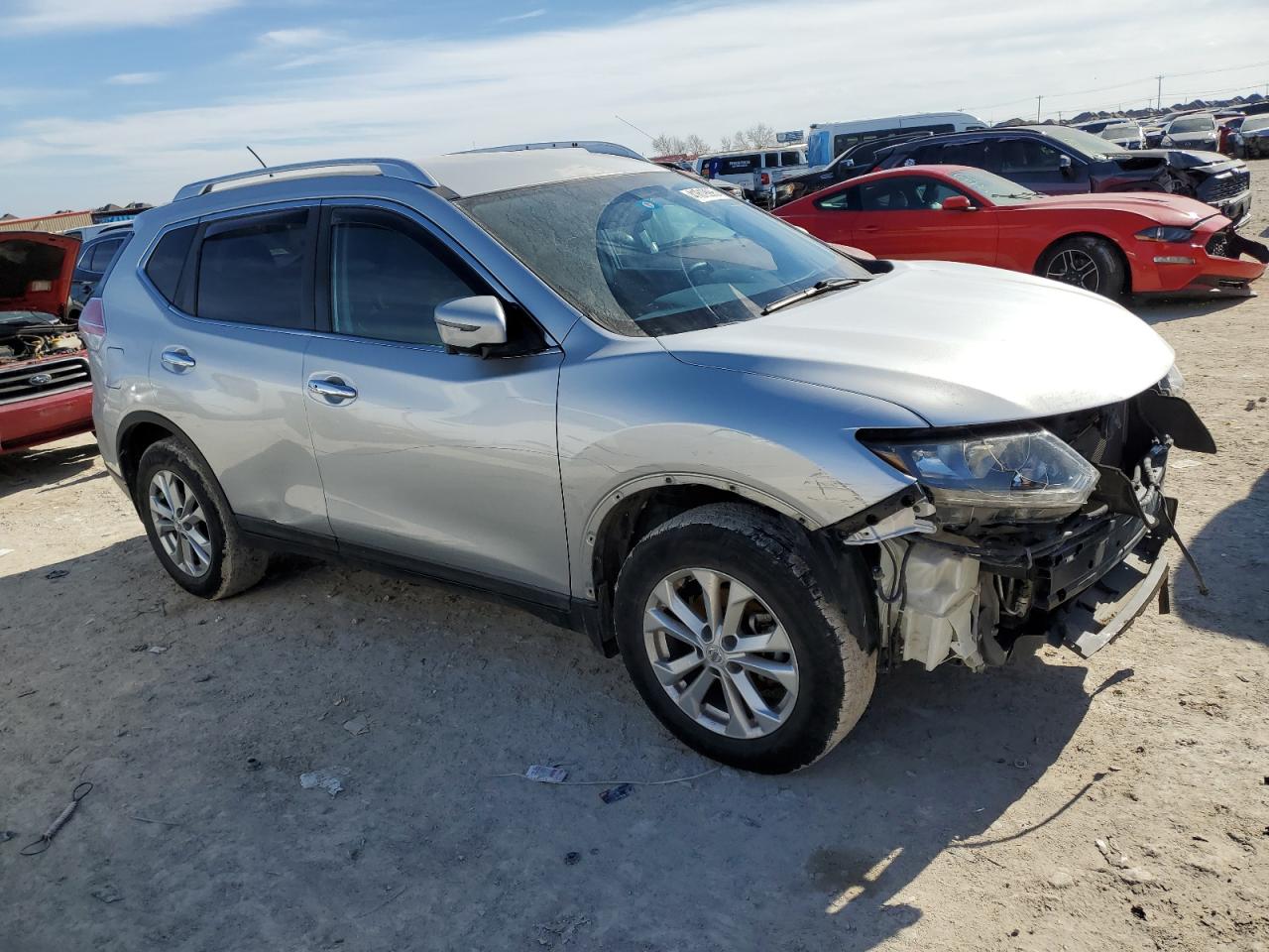 2016 Nissan Rogue VIN KNMAT2MT1GP714104 Copart auction photo, front end damage thumbnail 4