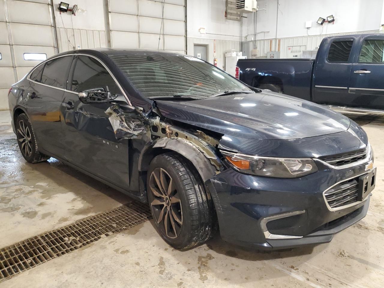 2016 Chevrolet Malibu VIN 1G1ZE5ST2GF283059 Copart auction photo, side damage thumbnail 4