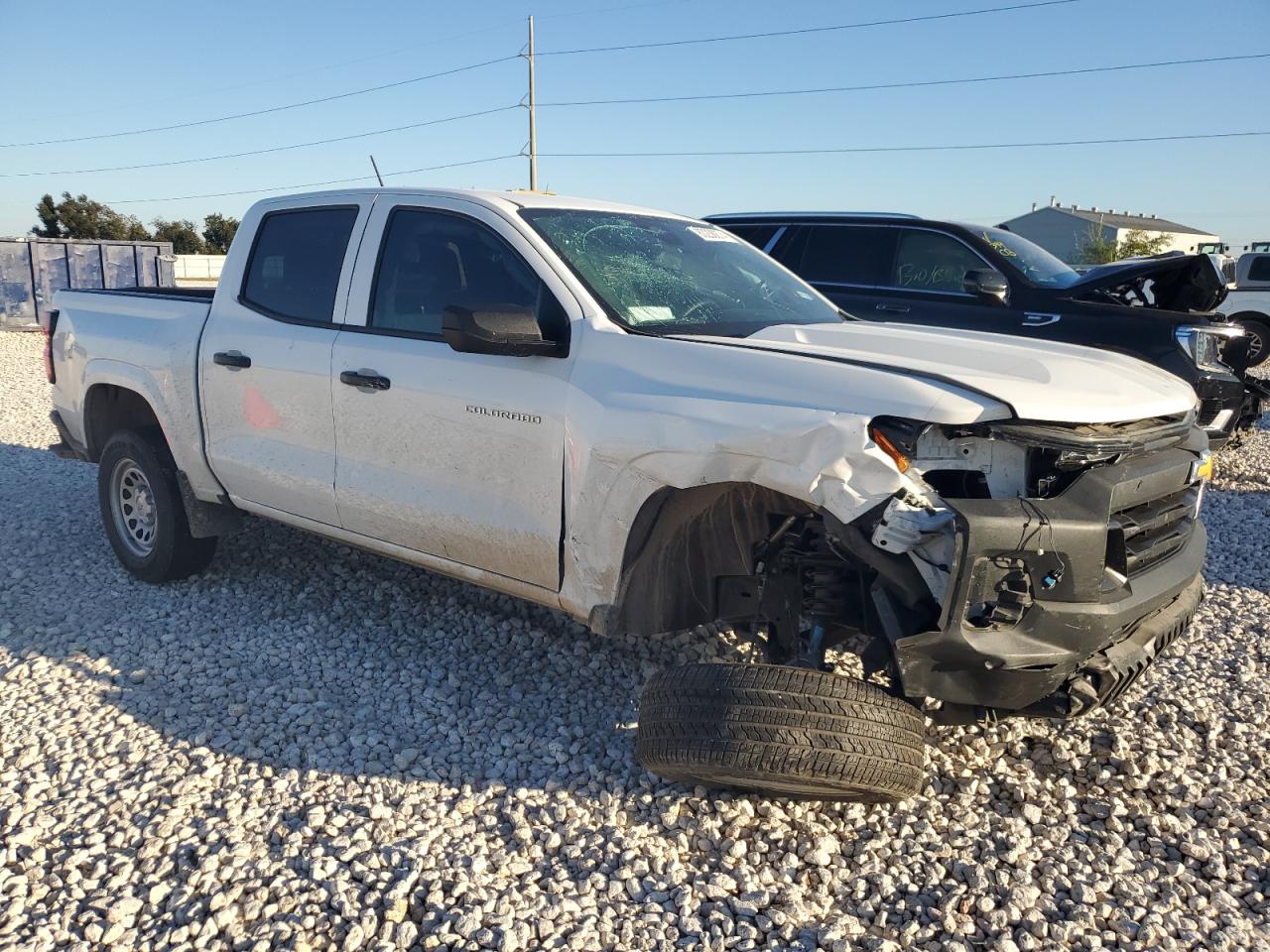 2023 Chevrolet Colorado VIN 1GCPSBEK0P1200413 Copart auction photo, front end / frame damage damage thumbnail 4
