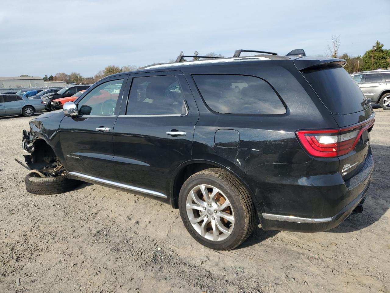 2017 Dodge Durango VIN 1C4RDJEG6HC806085 Copart auction photo, front end / undercarriage damage thumbnail 2