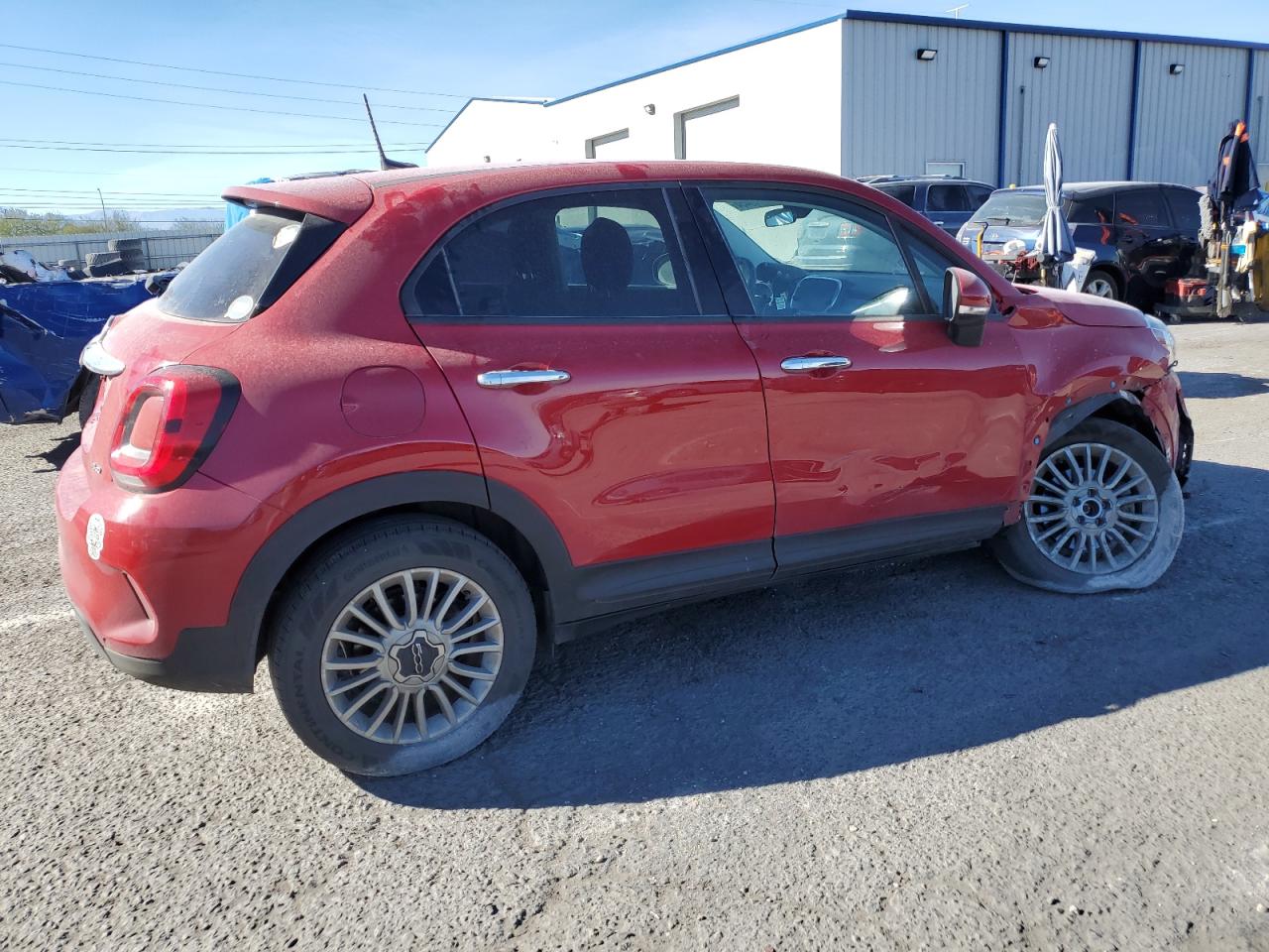 2021 Fiat 500 VIN ZFBNF3A11MP923696 Copart auction photo, front end damage thumbnail 3