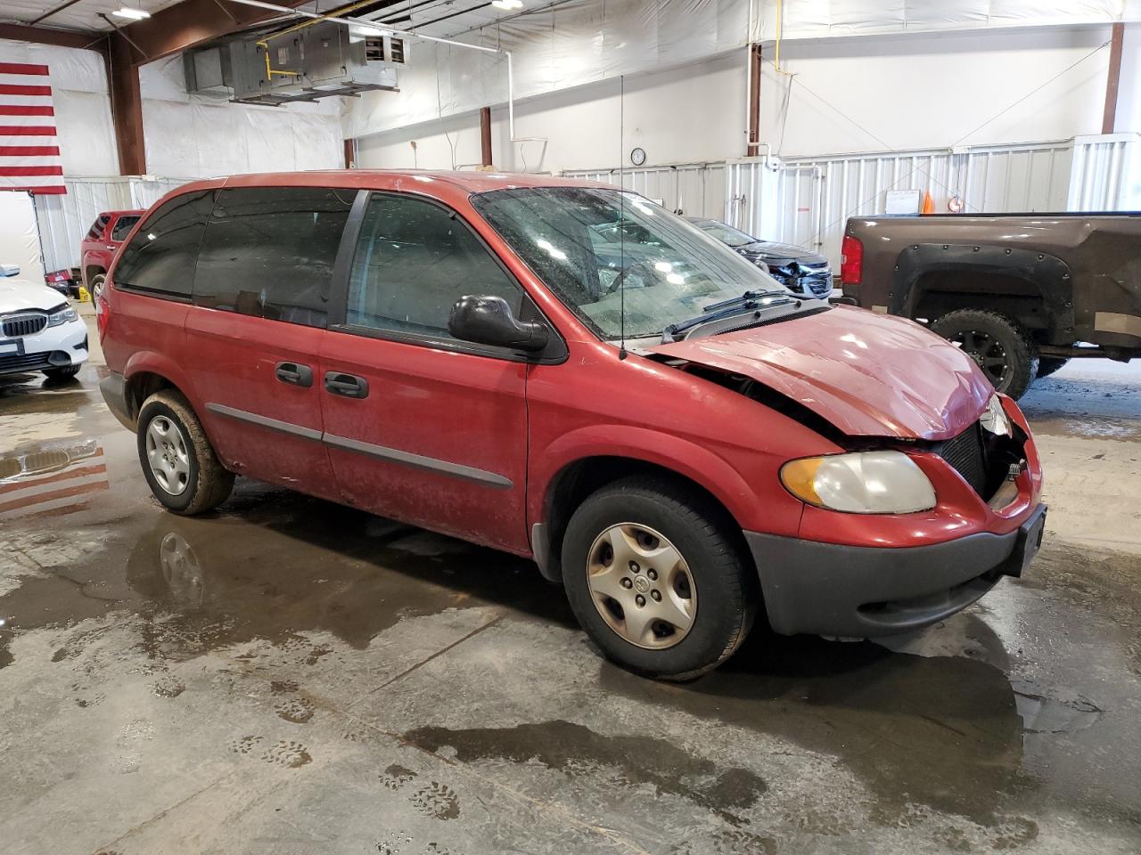 2002 Dodge Caravan VIN 1B4GP25392B729126 Copart auction photo, front end damage thumbnail 4