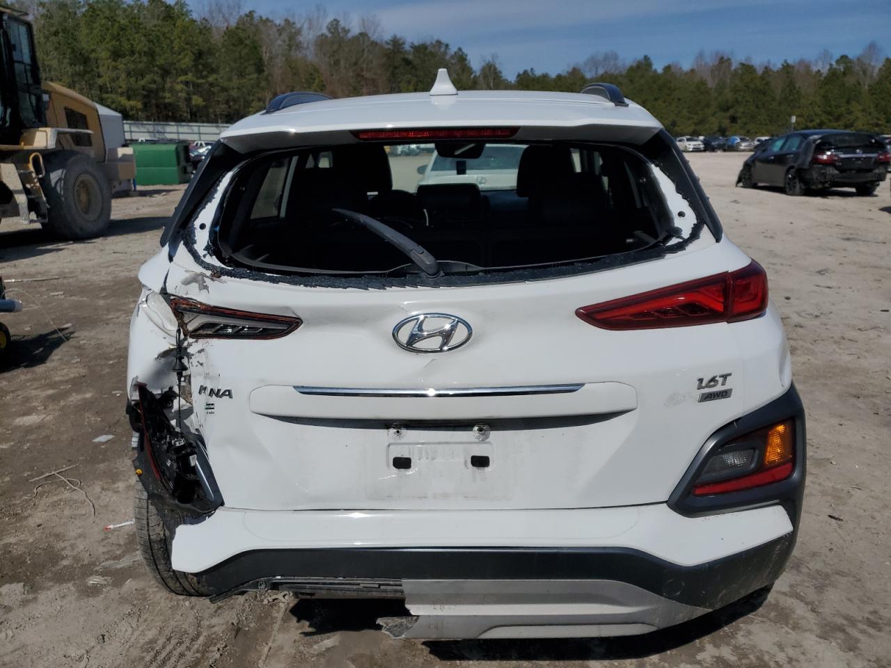 2021 Hyundai Kona VIN KM8K3CA58MU670529 Copart auction photo, rear end / front end damage thumbnail 6