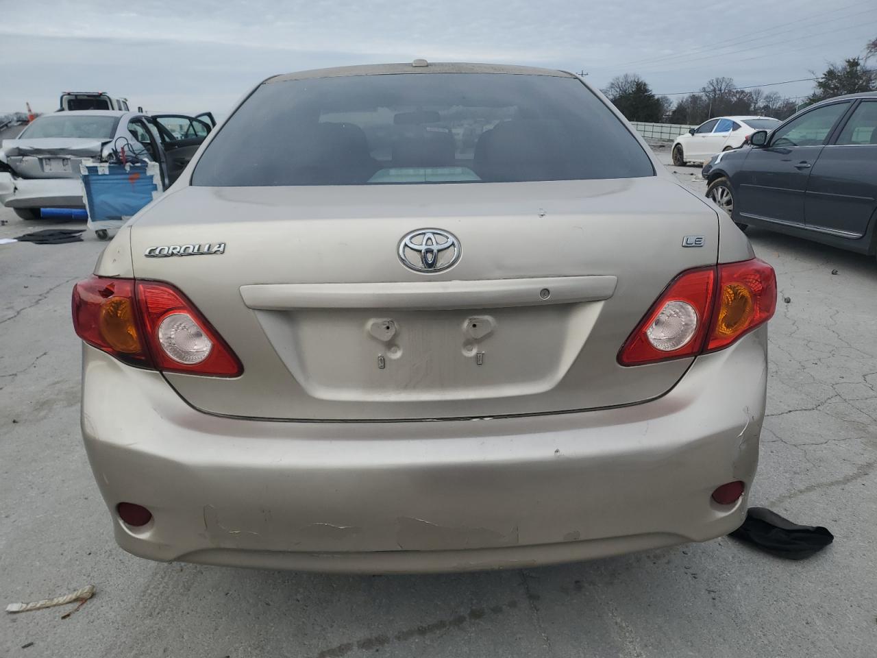 2010 Toyota Corolla VIN 1NXBU4EEXAZ317475 Copart auction photo, front end / rear end damage thumbnail 6