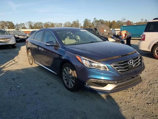 2017 Hyundai Sonata VIN 5NPE34AF4HH508350 Copart auction photo, front end / minor dent/scratches damage thumbnail 10
