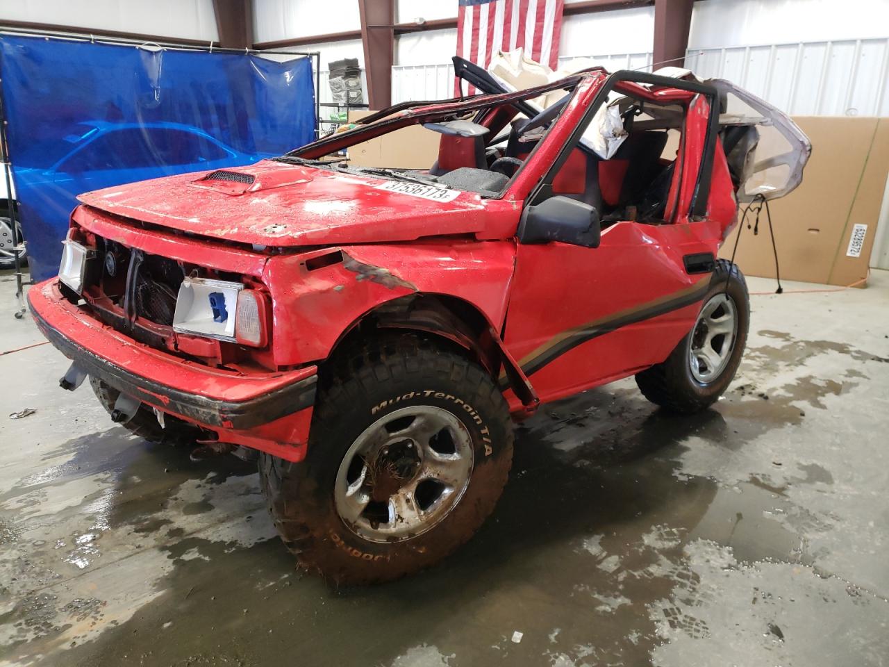 1992 GEO Tracker VIN 2CNBJ18U1N6917736 - Copart auction photo