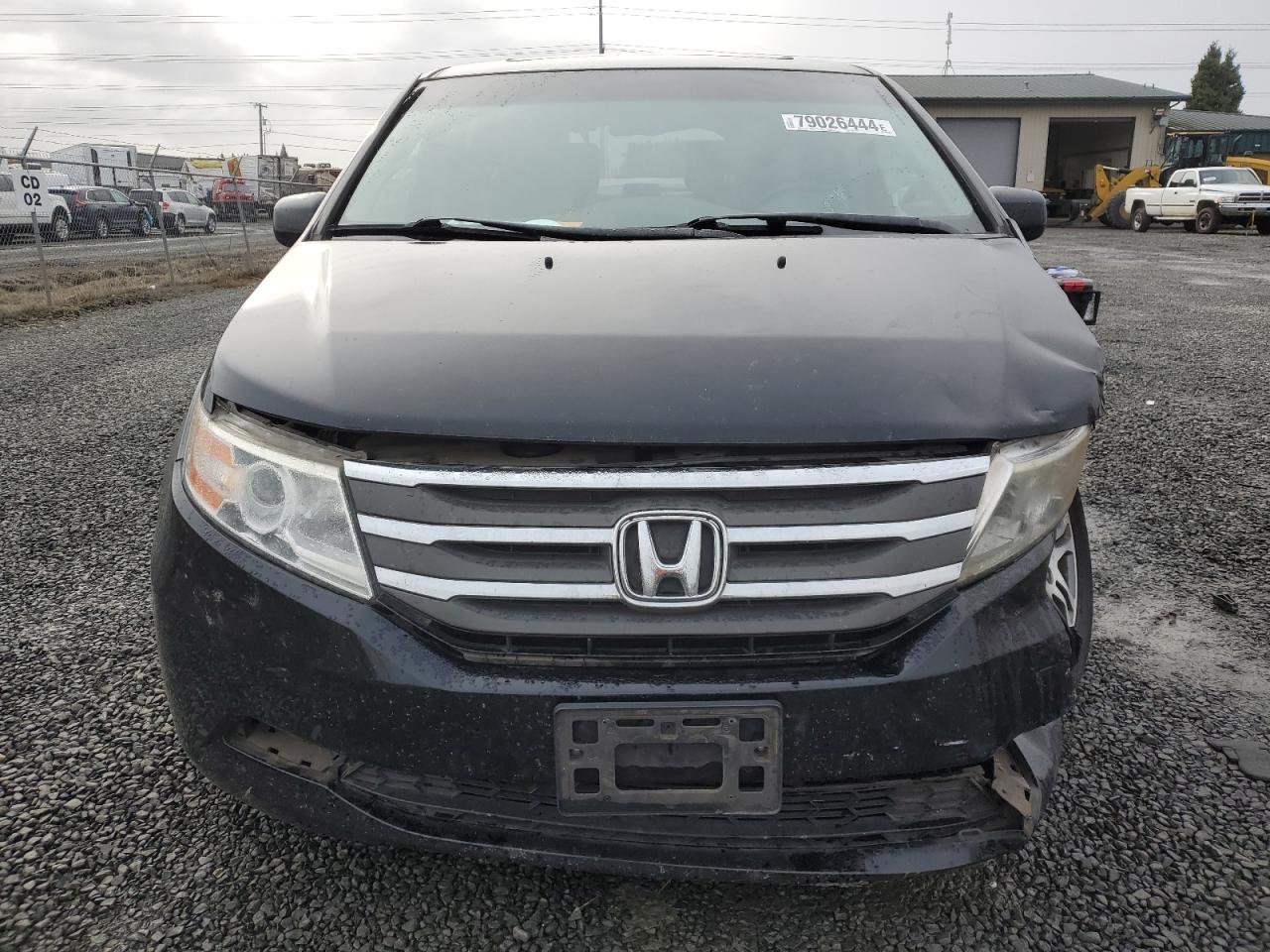 2012 Honda Odyssey VIN 5FNRL5H68CB146642 Copart auction photo, front end / undercarriage damage thumbnail 5