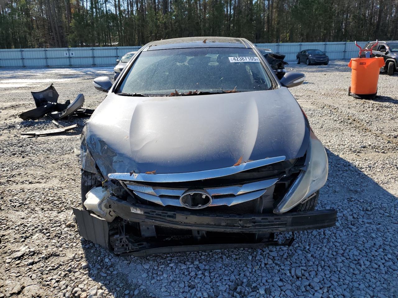 2012 Hyundai Sonata VIN 5NPEC4AC9CH469480 Copart auction photo, front end / side damage thumbnail 5
