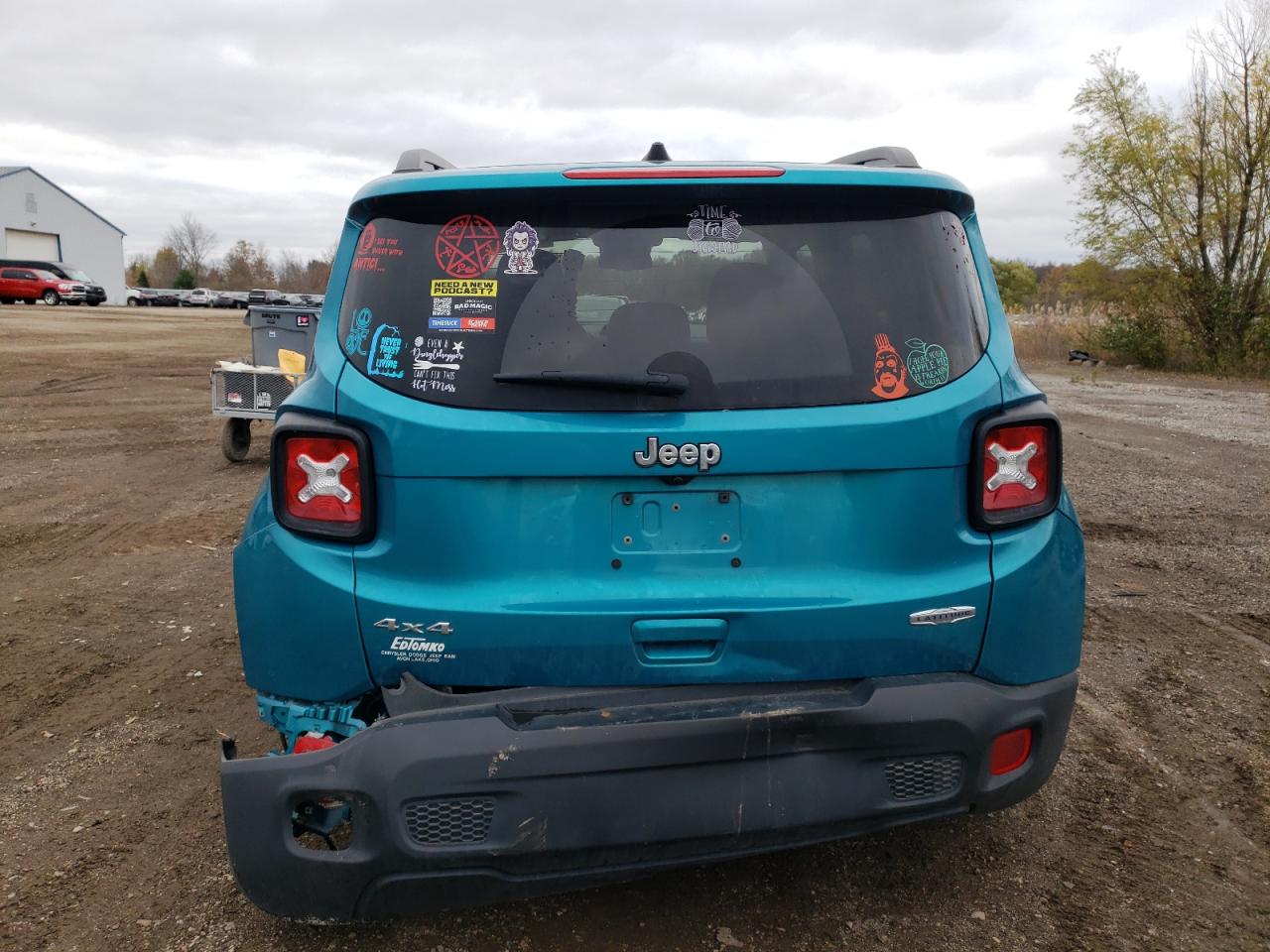 2021 Jeep Renegade VIN ZACNJDBB0MPN31270 Copart auction photo, side / undercarriage damage thumbnail 6