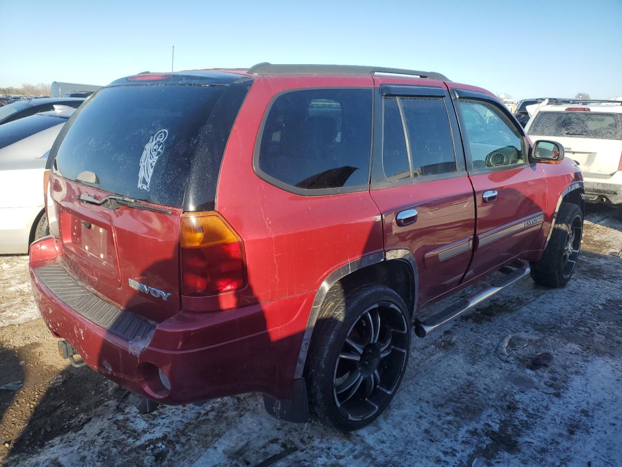 2002 GMC Envoy VIN 1GKDT13S922111587 Copart auction photo, front end / minor dent/scratches damage thumbnail 3