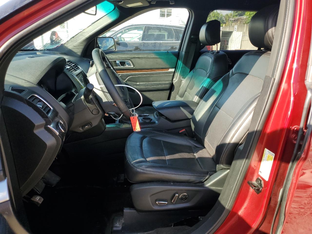 2017 Ford Explorer VIN 1FM5K7FH7HGB43743 Copart auction photo, front end / side damage thumbnail 7
