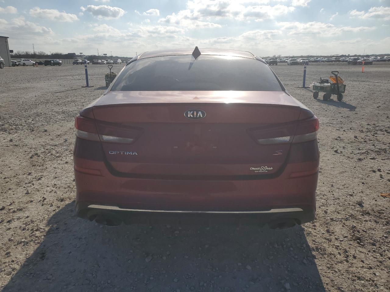 2020 KIA Optima VIN 5XXGT4L32LG405850 Copart auction photo, front end / side damage thumbnail 6