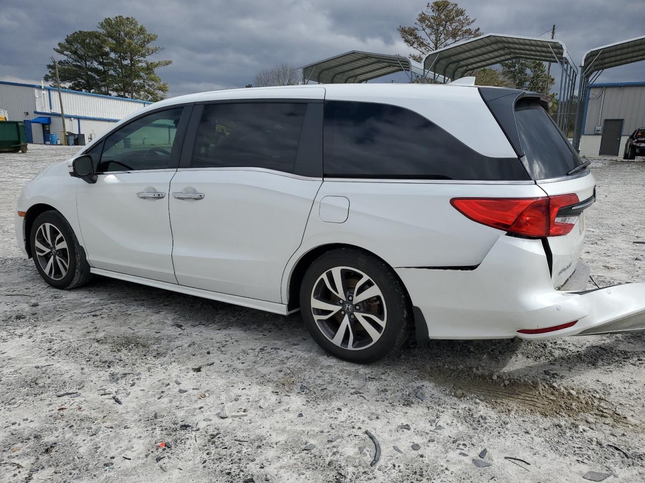 2022 Honda Odyssey VIN 5FNRL6H89NB062596 Copart auction photo, rear end / side damage thumbnail 2
