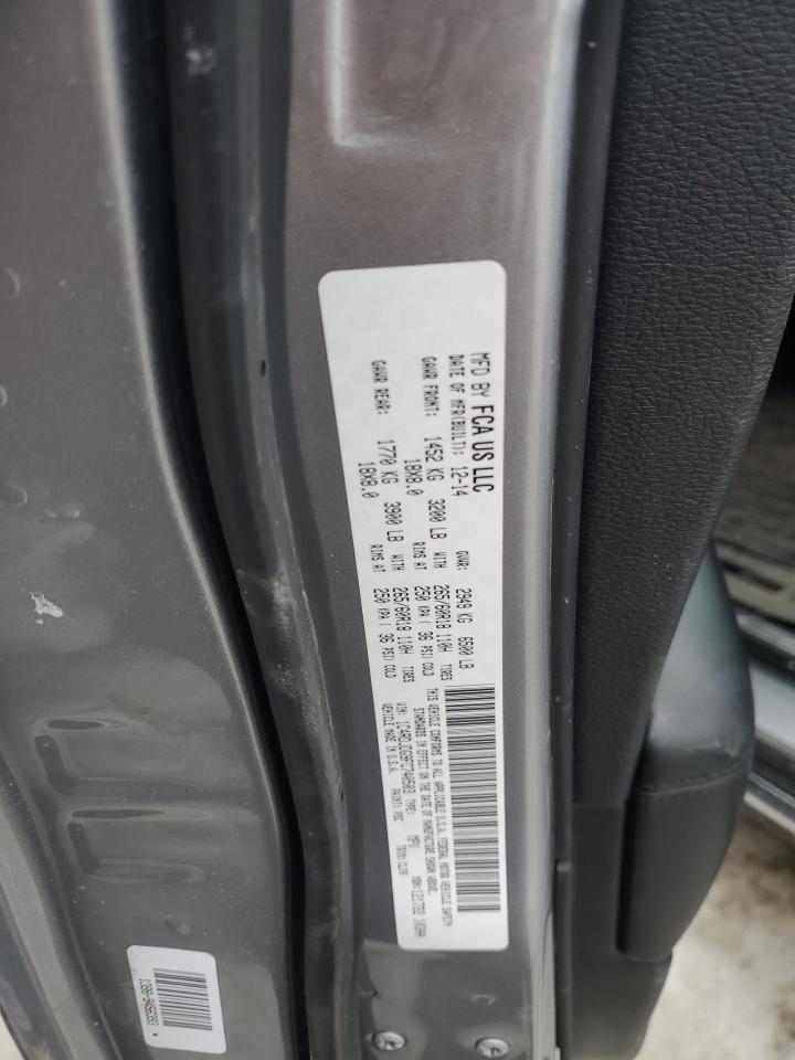 2015 Dodge Durango VIN 1C4RDJDG9FC161365 Copart auction photo, front end damage thumbnail 13