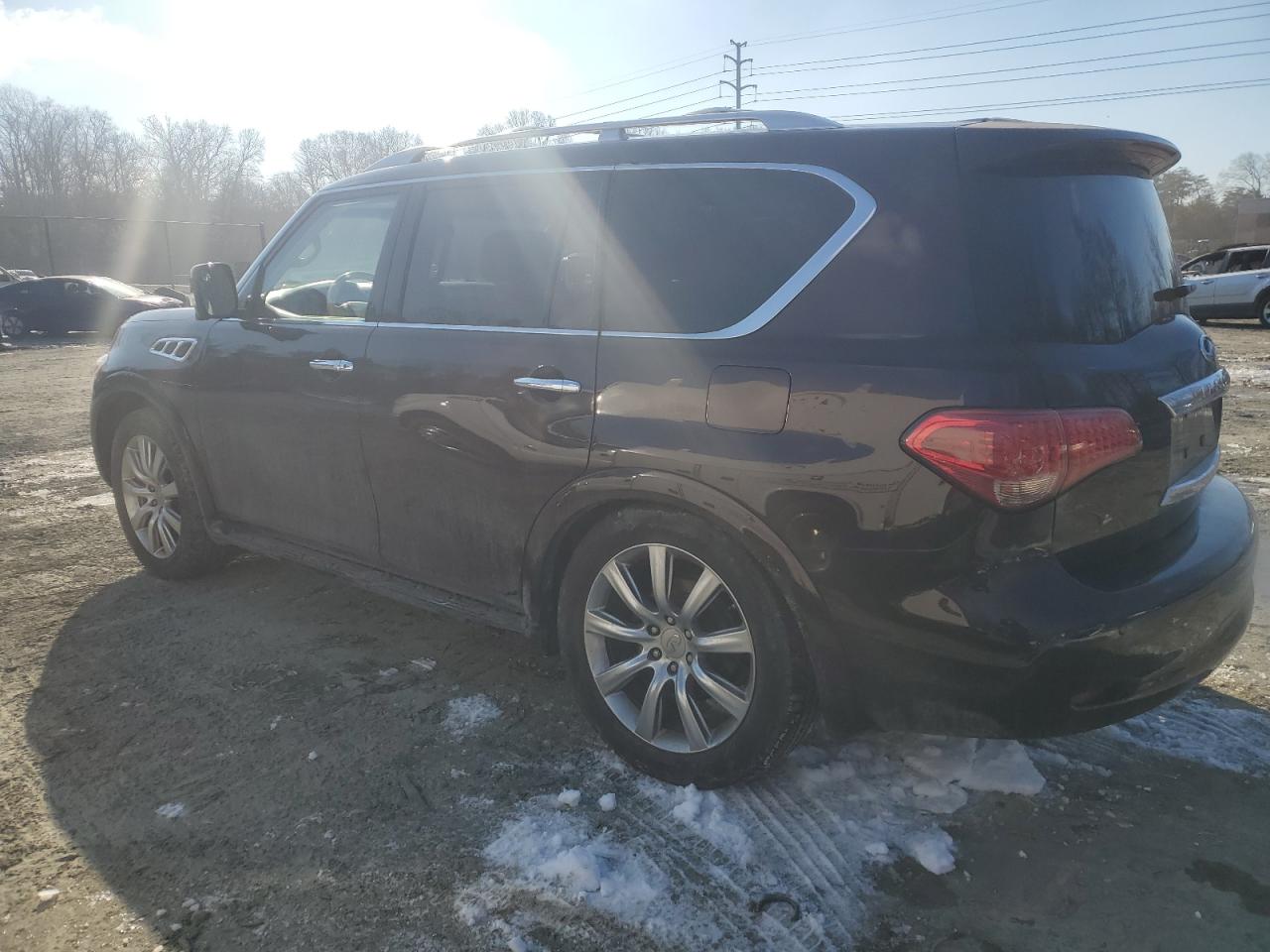 2012 Infiniti QX56 VIN JN8AZ2NC0C9315314 Copart auction photo, minor dent/scratches damage thumbnail 2