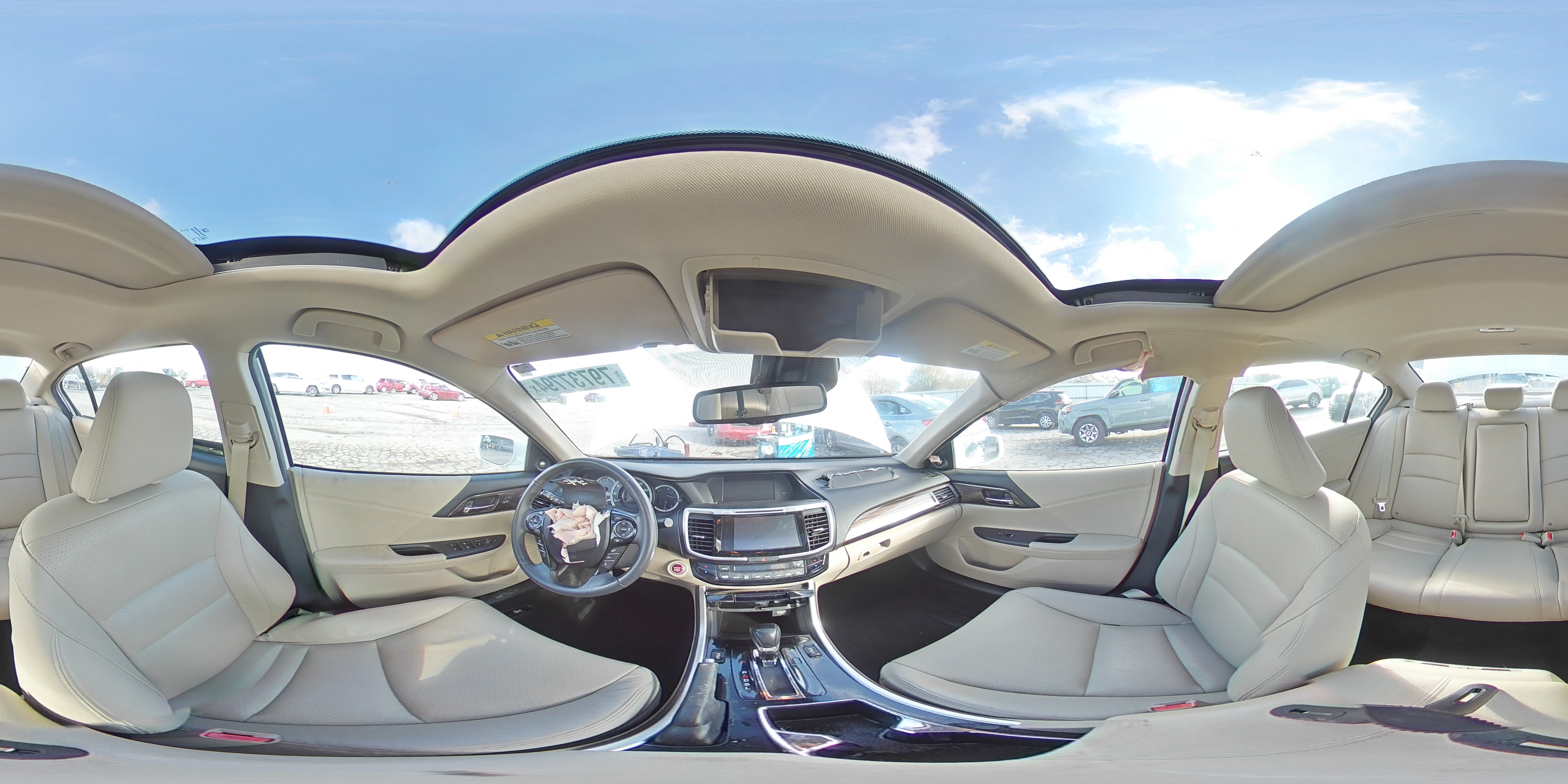 2016 Honda Accord VIN 1HGCR2F96GA205901 Copart auction photo, front end / side damage thumbnail 15