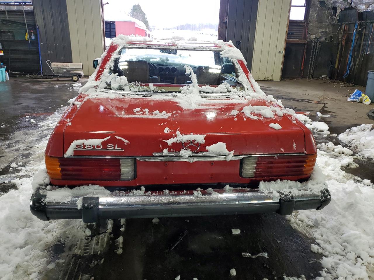 1985 Mercedes-Benz SL-klasse VIN WDBBA45C9FA020491 Copart auction photo, normal wear damage thumbnail 6