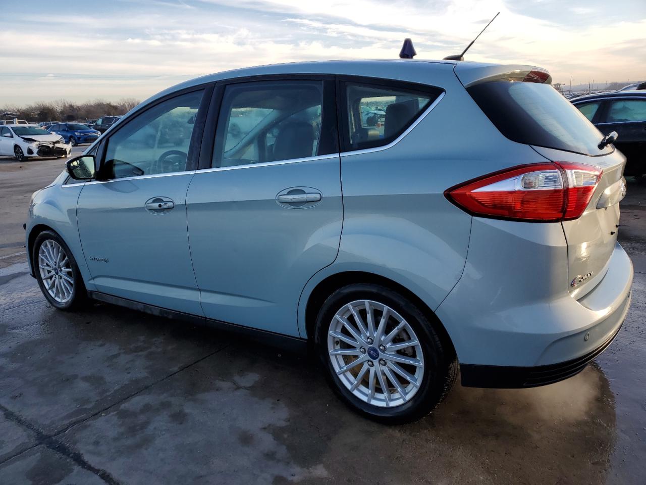 2013 Ford C-MAX VIN 1FADP5BU6DL509126 Copart auction photo, side / front end damage thumbnail 2