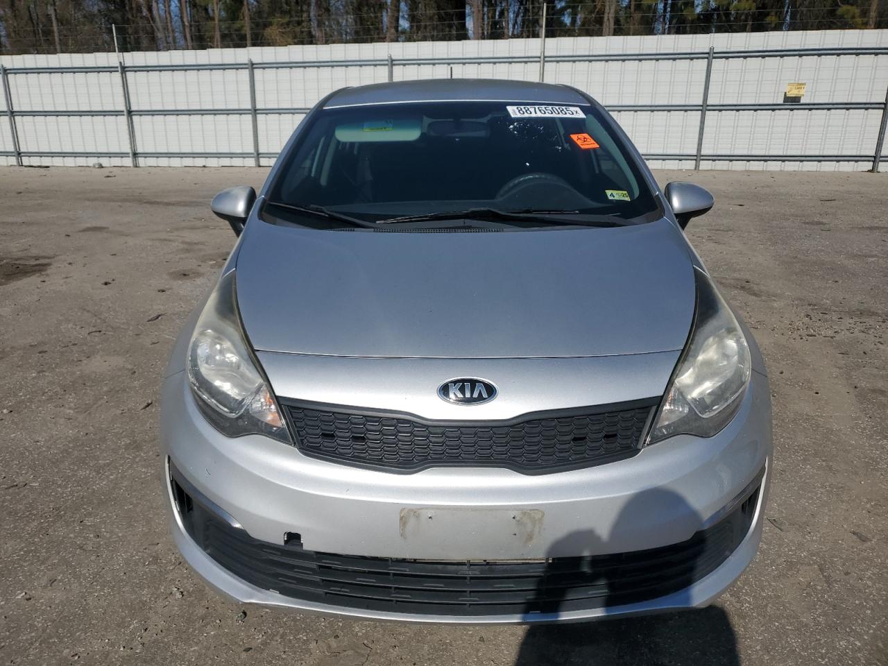 2016 KIA Rio VIN KNADM4A34G6597647 Copart auction photo, side / vandalism damage thumbnail 5