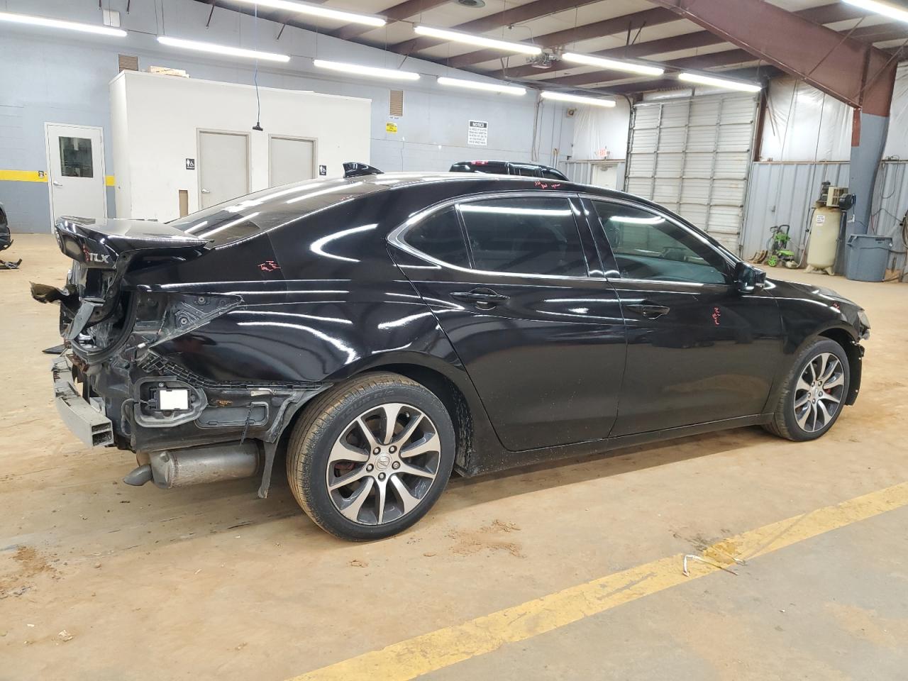 2015 Acura TLX VIN 19UUB1F57FA016379 Copart auction photo, rear end / front end damage thumbnail 3