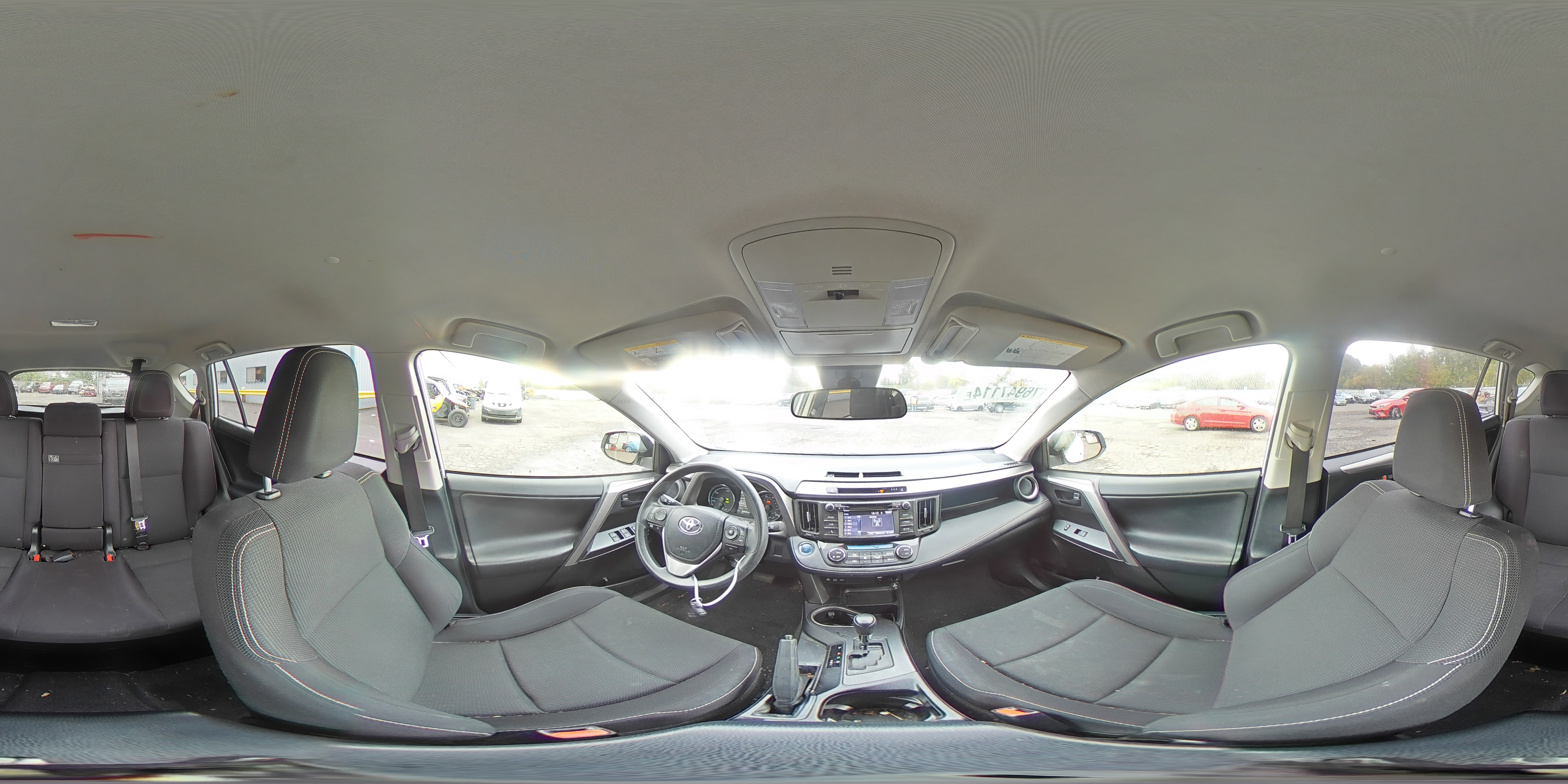 2018 Toyota RAV 4 VIN JTMRJREV5JD183550 Copart auction photo, rear end / front end damage thumbnail 13