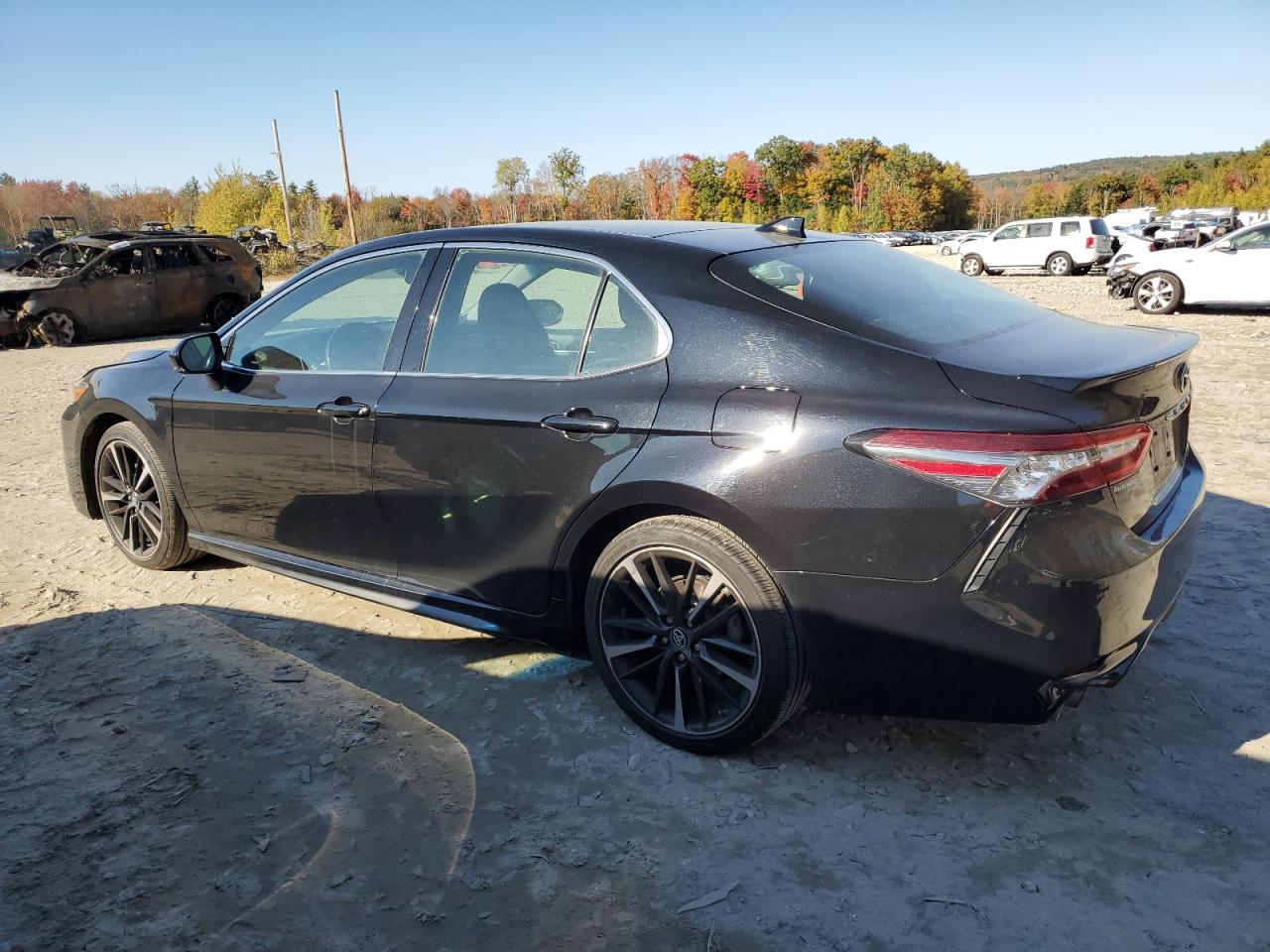 2019 Toyota Camry VIN 4T1B61HK8KU768898 Copart auction photo, side / minor dent/scratches damage thumbnail 2